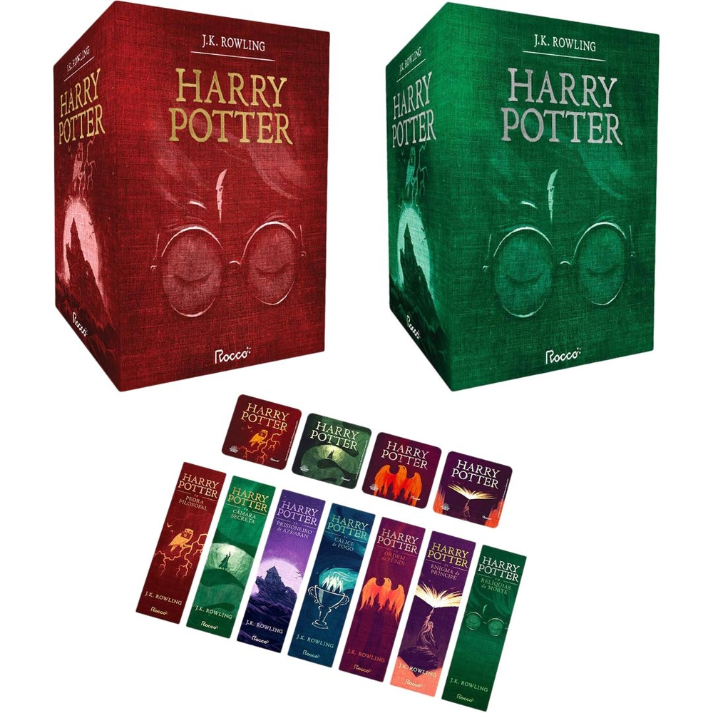 Box Harry Potter Premium Exclusivo 7 Livros em Capa Dura com Brindes: Porta  Copos + Marcadores - 1ª Ed. em Promoção na Americanas