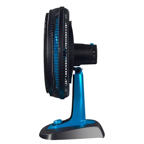 Ventilador de Mesa Mallory Air Care Revolution 3 Velocidades 40cm Preto/Azul - 127v - 1