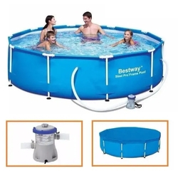 Piscina Bestway 4678 Litros Estrutural com Bomba Filtro 110v e Capa é boa?