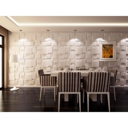 Menor preço em Revestimento 3D Board Placas 3d Painel 3D Alto Relevo - Choc 62,5x80cm Fibra de Bambu Original