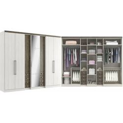 Guarda-Roupa 7 Portas THB Absolut Plus Glass 4327 Teka Sensitive/Madeira Demolição SE Menor preço em Guarda-Roupa 7 Portas THB Absolut Plus Glass 4327 Teka Sensitive/Madeira Demolição SE