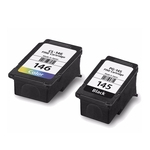 Combo 2 Cartucho Compativel Canon Pg-145 | Cl-146 Mg2410 Mg2510 Mg2910 Mg3010 10ml