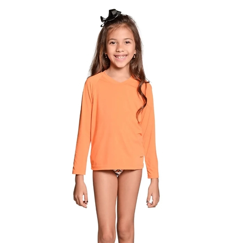 camisa uv infantil feminina