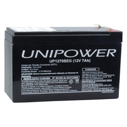 Bateria Estacionária VRLA 12V 7Ah Unipower para Segurança UP1270SEG é boa?
