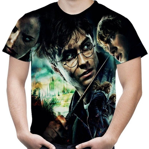 camiseta masculina harry potter