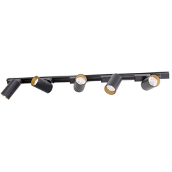 01 Trilho Eletrificado de 1m Preto + 5 Spots Led 10w Branco Frio St247 Menor preço em 01 Trilho Eletrificado de 1m Preto + 5 Spots Led 10w Branco Frio St247