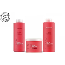 Kit Wella Professionals Invigo Color Brilliance Shampoo 1000ml + Condicionador 1000ml + Máscara 500ml Menor preço em Kit Wella Professionals Invigo Color Brilliance Shampoo 1000ml + Condicionador 1000ml + Máscara 500ml