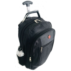 Mochila Rodinha Roda 40 Litros Puxador Reforçado Cabo De Aço Preta Faculdade Escola Trabalho Menor preço em Mochila Rodinha Roda 40 Litros Puxador Reforçado Cabo De Aço Preta Faculdade Escola Trabalho