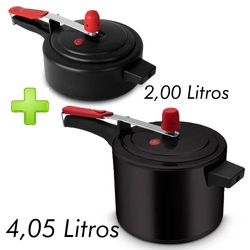 Kit com 2 Panelas de Pressão Antiaderente 2 Litros e 4,05 Litros - Eirilar é ruim? Kit com 2 Panelas de Pressão Antiaderente 2 Litros e 4,05 Litros - Eirilar é boa?