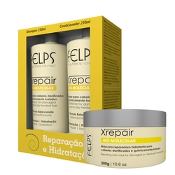 Felps Kit De Tratamento Xrepair Bio Molecular - 3 Produtos Menor preço em Felps Kit De Tratamento Xrepair Bio Molecular - 3 Produtos