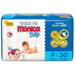 Fralda Descartável Turma da Mônica Jumbo P - 30 unidades é boa?