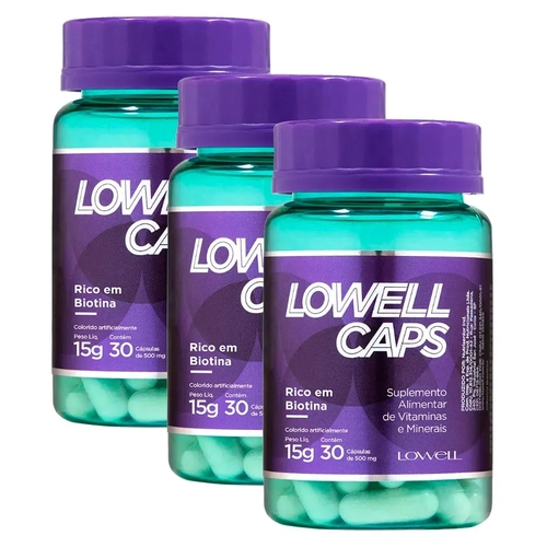 Qual o preço do(a)Lowell Caps Kit - Cápsulas De Crescimento X3 Lowell Caps Kit - Cápsulas De Crescimento X3
