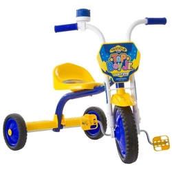 Menor preço em Triciclo Motoca Para Menino Top Boy Jr Ultra Bikes Amarelo Azul