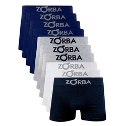 Kit 10 Cuecas Box Boxer Zorba Adulto 0002 Menor preço em Kit 10 Cuecas Box Boxer Zorba Adulto 0002