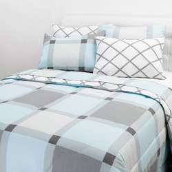 Enxoval Cama Queen Rafaela Azul 7 Peças 100% Algodão - Casa e Conforto é boa?