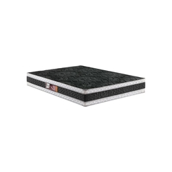 Colchão Casal Espuma/Eps Strong Fit D45 Orthopedic 138X188X24 Preto/Branco Hellen Menor preço em Colchão Casal Espuma/Eps Strong Fit D45 Orthopedic 138X188X24 Preto/Branco Hellen