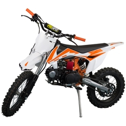 Mini Moto Cross 125cc 4 Tempos Gasolina Freio a Disco Hidráulico Laranja - TMNC18-AL Menor preço em Mini Moto Cross 125cc 4 Tempos Gasolina Freio a Disco Hidráulico Laranja - TMNC18-AL
