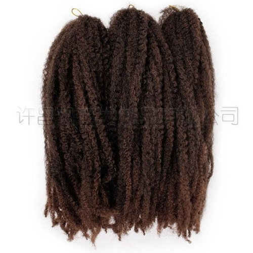 Hot 1pcs 18inches Marley Braids Hair Extension Ombre Afro Curly
