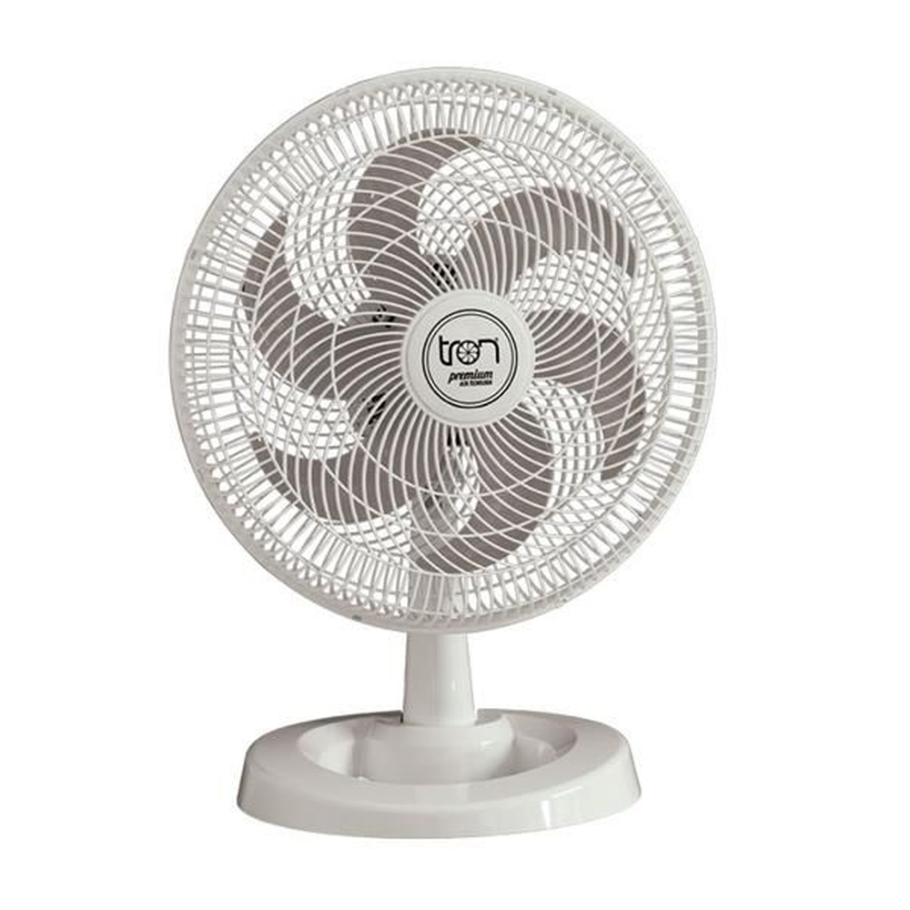 Ventilador De Mesa Tron Oscilante Premium PP Branco/Prata - 127V/140W ...