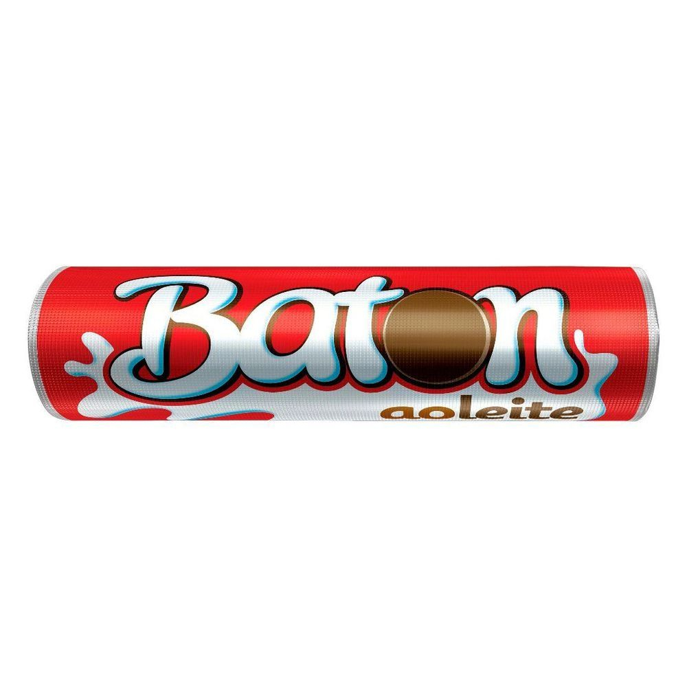 5 Unidades Baton Garoto ao Leite - 16g