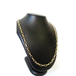 Menor preço em Corrente Cordão Baguete 17 Gramas 6mm 70cm Ouro 18k 750
