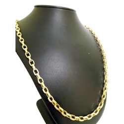 Menor preço em Corrente Cordão Baguete 20 Gramas 5mm 65cm Ouro 18k 750