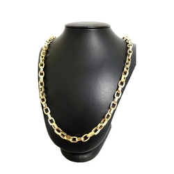 Menor preço em Corrente Cordão Baguete 31 Gramas 6mm 65cm Ouro 18k 750 - 65 Cm - Ouro Amarelo