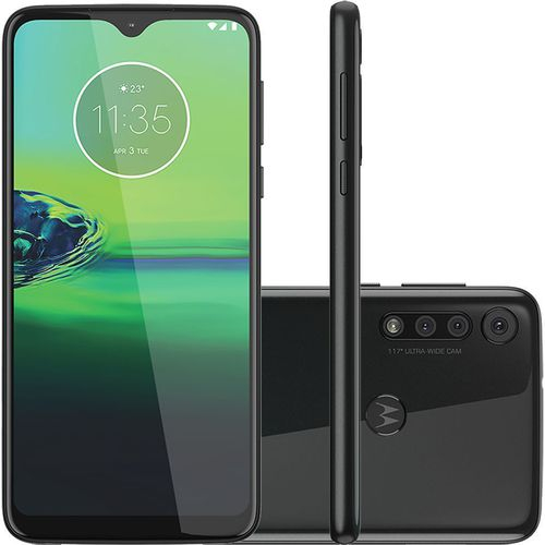 Smartphone Motorola Moto G8 Play 32GB 4G Wi-Fi Tela 6.2'' Dual Chip 2GB RAM Câmera Tripla + Selfie 8MP - Preto Ônix