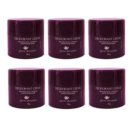 Kit C/ 6 Desodorante Cremoso Antitranspirante Pierre Alexander 50g é boa?