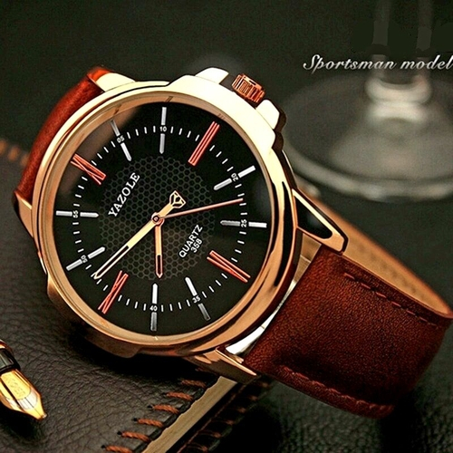 Relogio pulseira marrom Clearance