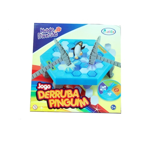 Jogo Derruba Pinguim Mundo Diversão - brink+