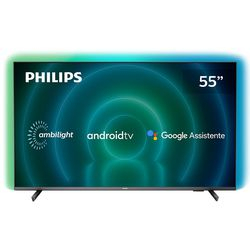 Smart TV Philips 55" Android Ambilight 4K 55PUG7906/78 Google Assistant Comando de Voz Dolby Vision/Atmos VRR/ALLM é boa?