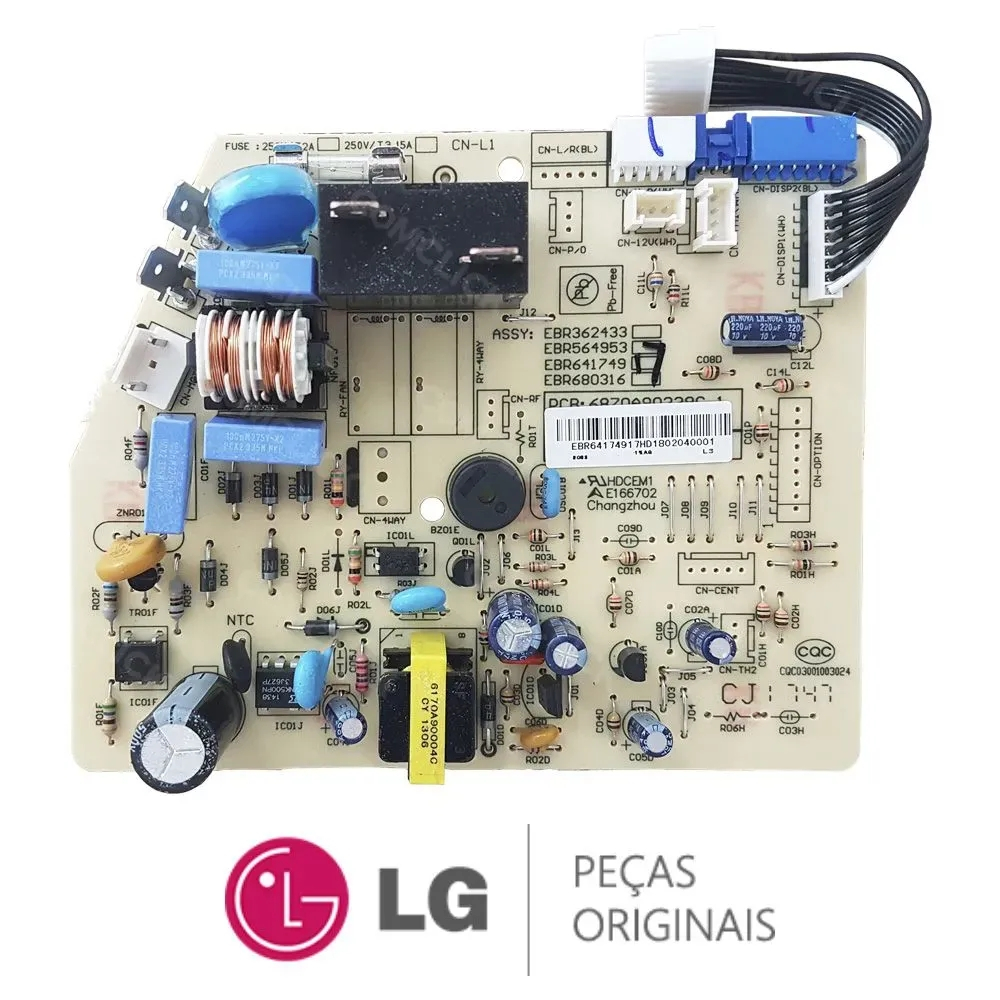 Placa Principal / Potência EBR64174917 Evaporadora Ar Condicionado LG ...