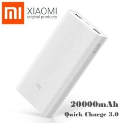 Carregador Portatil Powerbank Mi 20000mAh - Branco Menor preço em Carregador Portatil Powerbank Mi 20000mAh - Branco