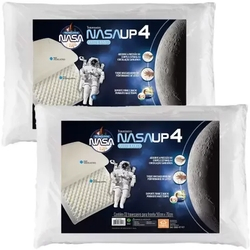 Travesseiro Nasa Up4 Alto 14cm Altura - Kit Com 2 Peças - Fibrasca é boa?