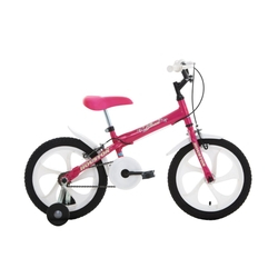 Bicicleta Infantil Aro 16 Houston Bloom Rosa Menor preço em Bicicleta Infantil Aro 16 Houston Bloom Rosa