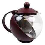 Chaleira Em Vidro Com Infusor Coador De Chá 750 Ml