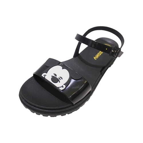 sandalia zaxy mickey preta