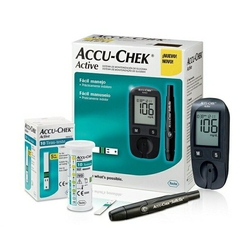 Accu Chek Active Kit Novo Roche Menor preço em Accu Chek Active Kit Novo Roche