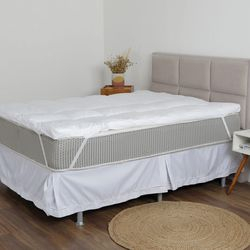 Pillow Top dos Sonhos Casal de Fibra Siliconizada e Revestimento 100% Algodão - Ziman é boa?