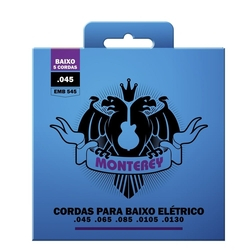 Encordoamento Monterey Para Baixo De 5 Cordas 045 130 EMB545 Nickel Wound Menor preço em Encordoamento Monterey Para Baixo De 5 Cordas 045 130 EMB545 Nickel Wound