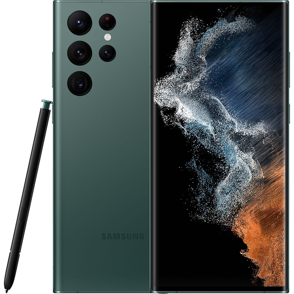 Smartphone Samsung Galaxy S22 Ultra 256GB 5G Wi-Fi Tela 6.8'' Dual Chip 12GB RAM Câmera Quádrupla + Selfie 40MP - Verde