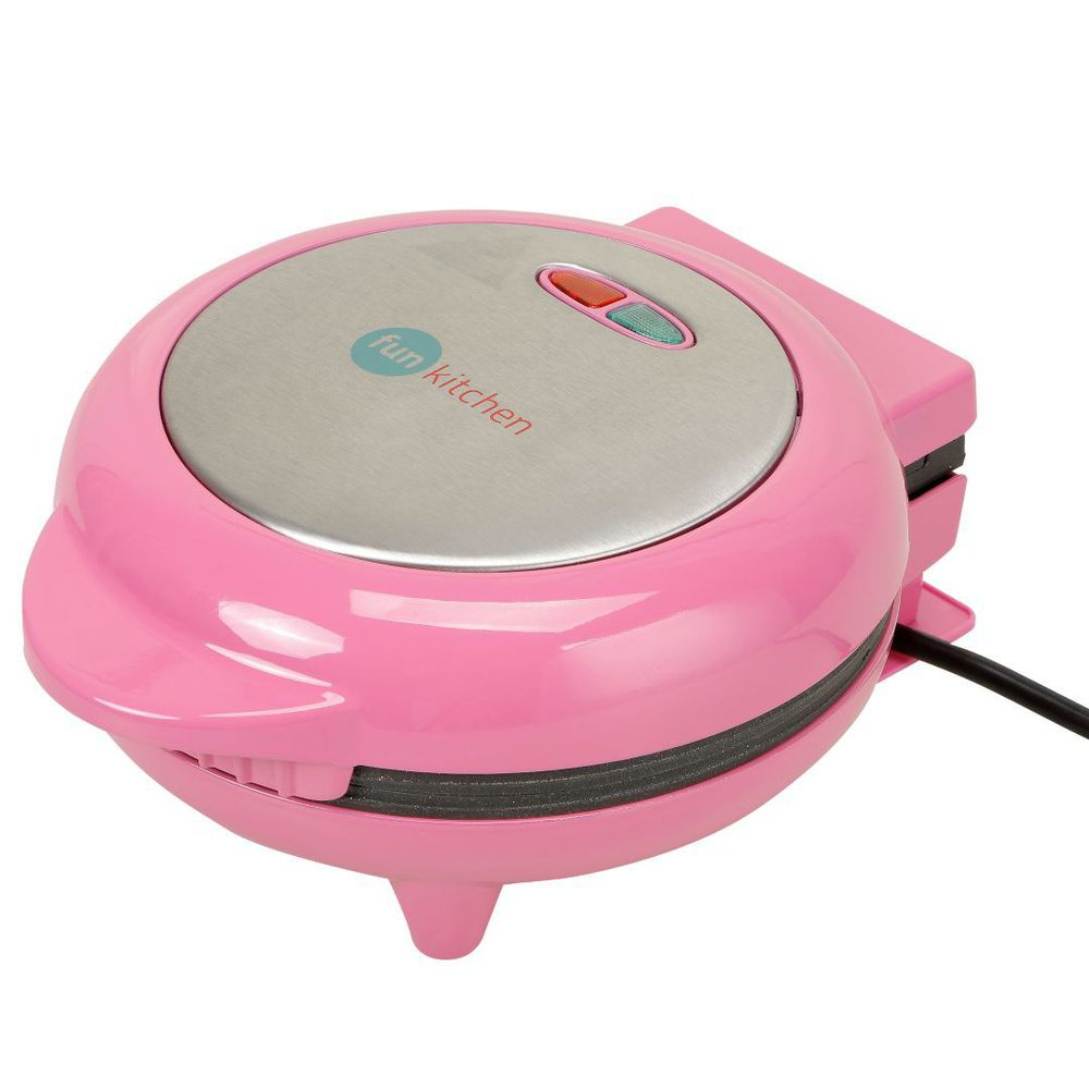 [70% de Cashback] Omeleteira Rosa com Revestimento Marmorizado 750W Fun Kitchen - 127v
