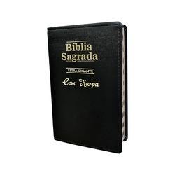 Bíblia Sagrada Letra Gigante Com Harpa Cristã - Edição Promessas Preta Menor preço em Bíblia Sagrada Letra Gigante Com Harpa Cristã - Edição Promessas Preta