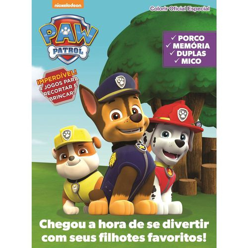 Patrulha Canina Livrão para Colorir em Promoção na Americanas