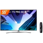 Image do Smart TV LED Ultra HD 4K 55' LG ThinQ AI Inteligência Artificial HDR 4 HDMI 2 USB 55UM761C0SB Smart TV LED Ultra HD 4K 55' LG ThinQ AI Inteligência Artificial HDR 4 HDMI 2 USB 55UM761C0SB