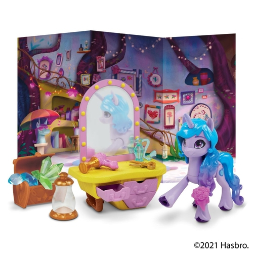 Figura - My Little Pony - A New Generation Grandes Amigos do Filme - Izzy  Moonbow - Hasbro