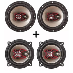 Kit 4 Alto Auto Falantes Bravox 5 E 6 Polegadas Triaxial é boa?