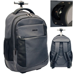 Mochila Escolar Carrinho Rodinhas Notebook Impermeável Executiva Masculina Resistente Divisórias Grande Menor preço em Mochila Escolar Carrinho Rodinhas Notebook Impermeável Executiva Masculina Resistente Divisórias Grande
