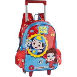 Mochila com Rodinhas Clio Styes Luccas Neto LN9003K 7 Frases Poliéster Colorida Menor preço em Mochila com Rodinhas Clio Styes Luccas Neto LN9003K 7 Frases Poliéster Colorida